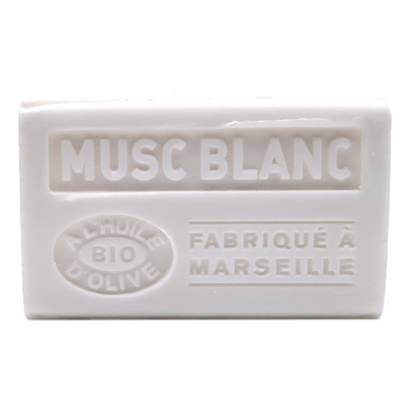 MUSC BLANC - Savon 125g à l'huile d'olive BIO