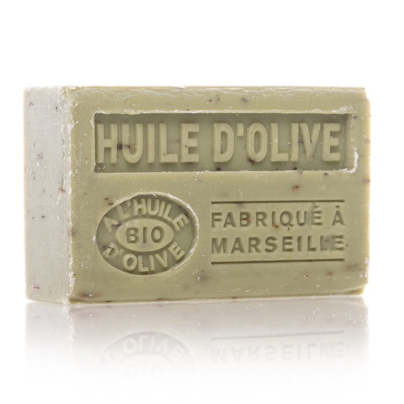 HUILE D'OLIVE EXFOLIANT - Savon 125g à l'huile d'olive BIO