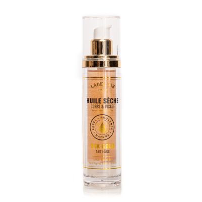 Huile sèche anti-age 24k gold - 50ml - bell argan cosmetique