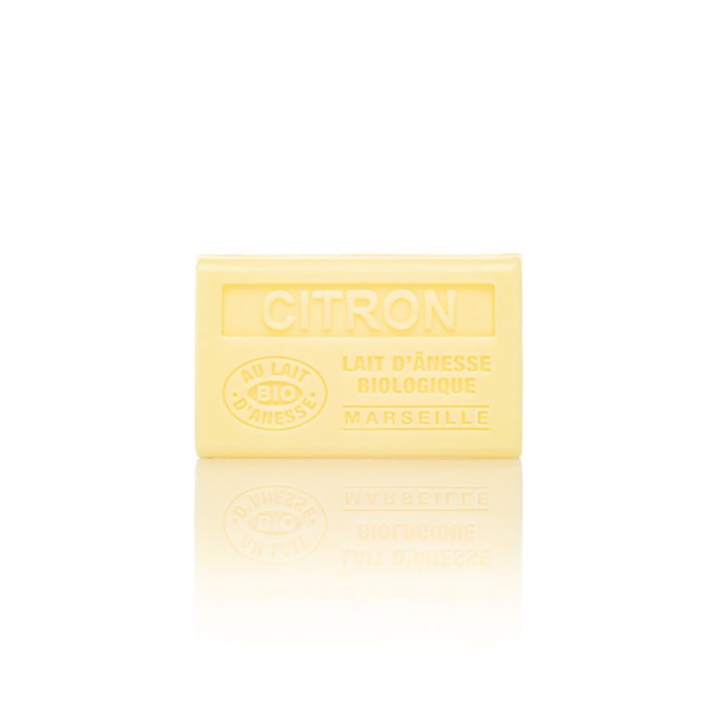 Savon citron au lait d'ânesse bio 60g- bell 'ânesse en provence