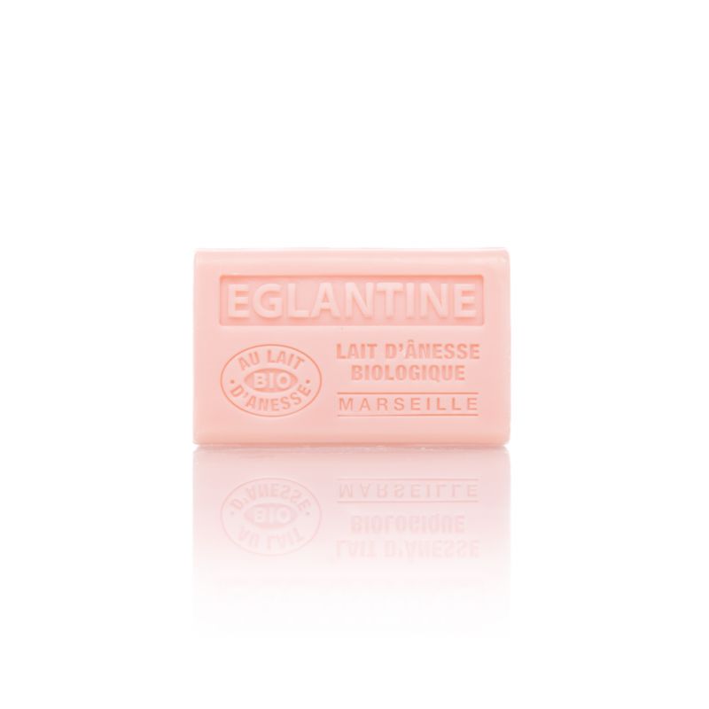 Savon eglantine au lait d'ânesse BIO 60g - Bell 'Ânesse en provence