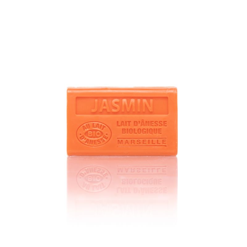 Savon jasmin au lait d'ânesse bio 60g- bell 'ânesse en provence