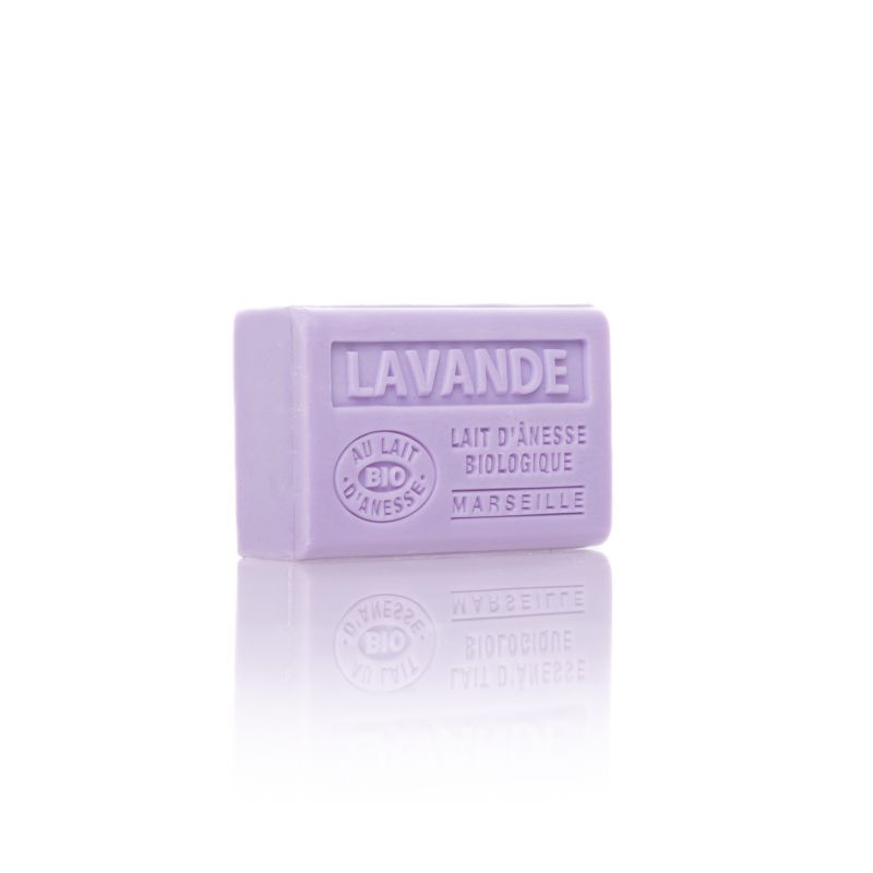 Savon lavande au lait d'ânesse bio 60g- bell 'ânesse en provence