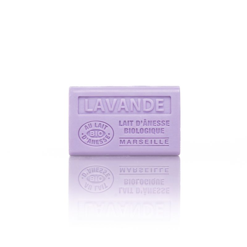 Savon lavande au lait d'ânesse bio 60g- bell 'ânesse en provence