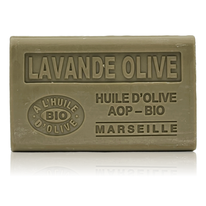 SAVON À L'HUILE D'OLIVE BIO LAVANDE-OLIVE