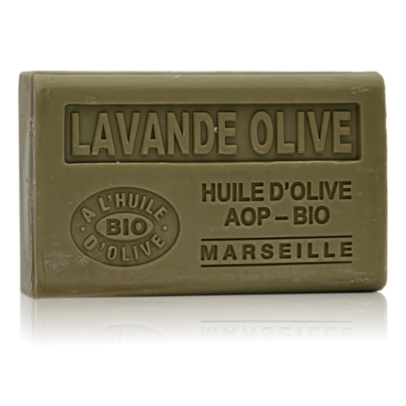 SAVON À L'HUILE D'OLIVE AOP - BIO LAVANDE-OLIVE