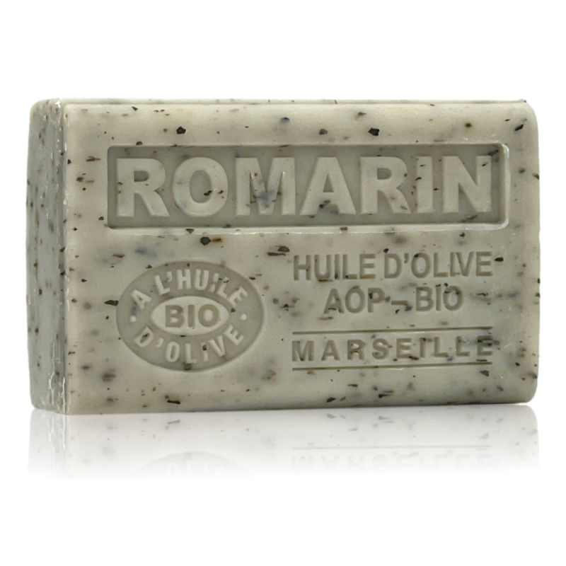 ROMARIN EXFOLIANT - Savon 125g à l'huile d'olive BIO