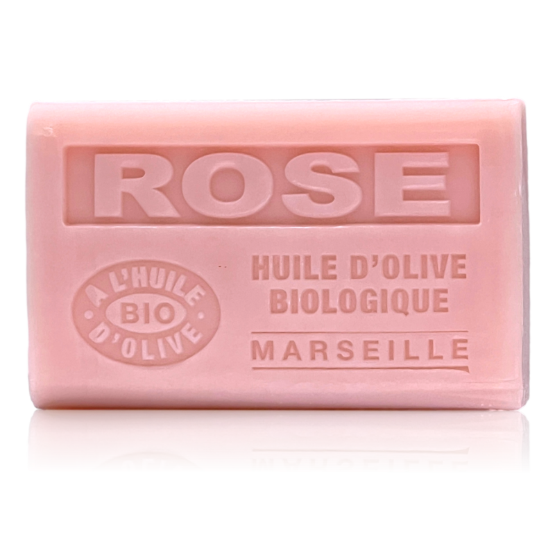 ROSE - Savon 125g à l'huile d'olive BIO