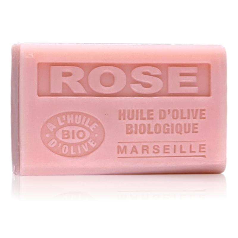 ROSE - Savon 125g à l'huile d'olive BIO