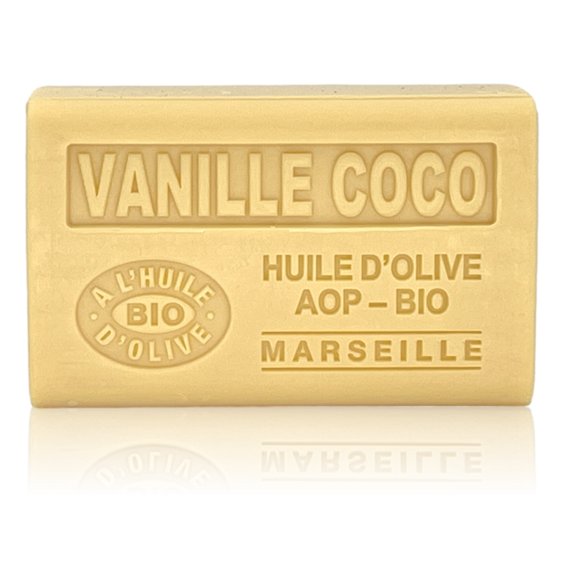 SAVON À L'HUILE D'OLIVE AOP - BIO VANILLE COCO