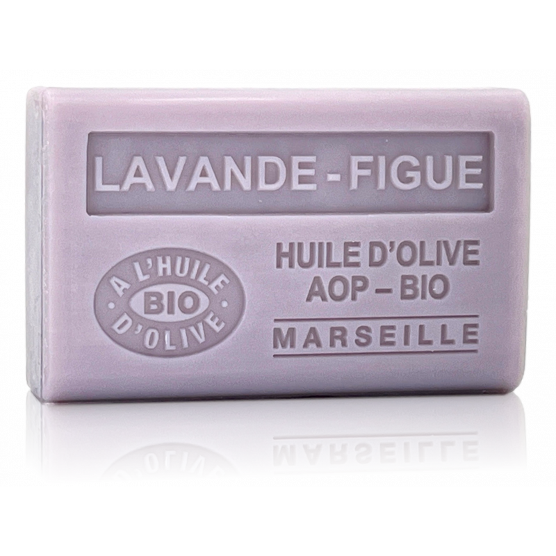 SAVON À L'HUILE D'OLIVE AOP - BIO LAVANDE FIGUE