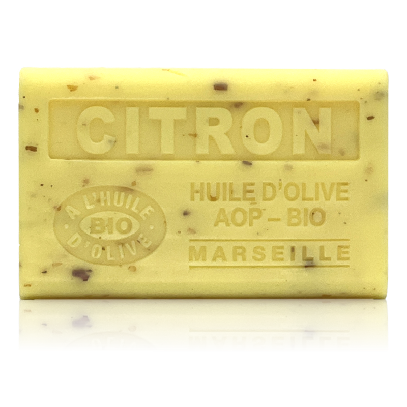 CITRON EXFOLIANT - Savon 125g à l'huile d'olive BIO