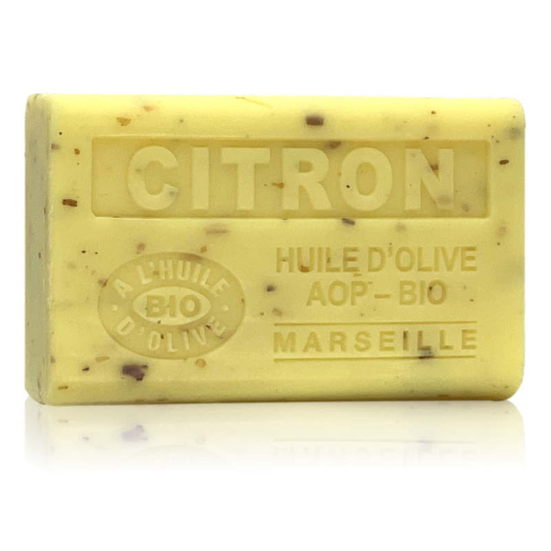 SAVON À L'HUILE D'OLIVE AOP - BIO CITRON EXFOLIANT