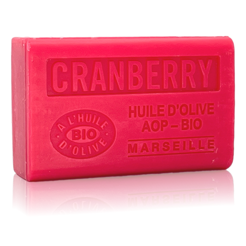 SAVON À L'HUILE D' OLIVE AOP - BIO CRANBERRY