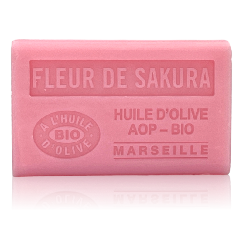 SAVON À L'HUILE D' OLIVE BIO FLEURS DE SAKURA