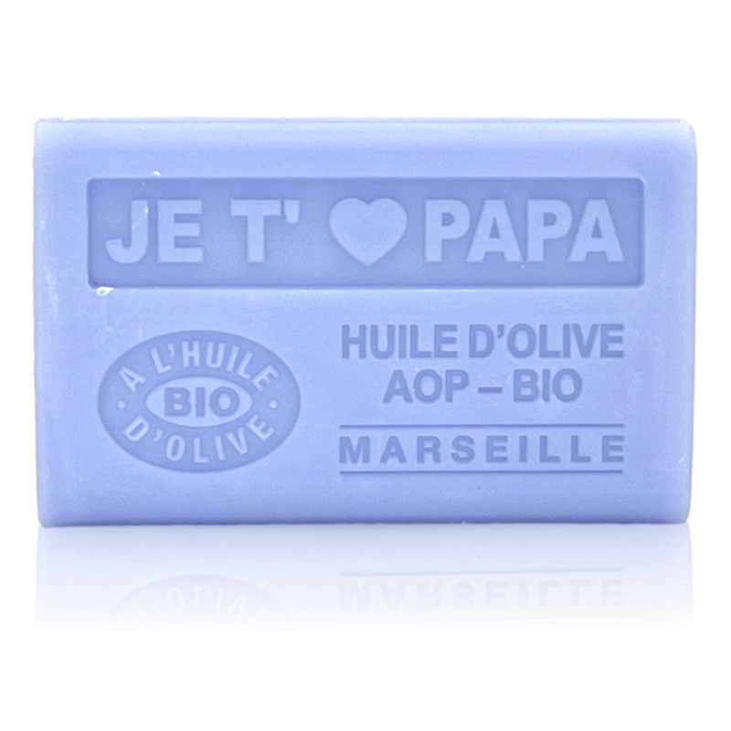 JE T'AIME PAPA - Savon 125g à l'huile d'olive BIO