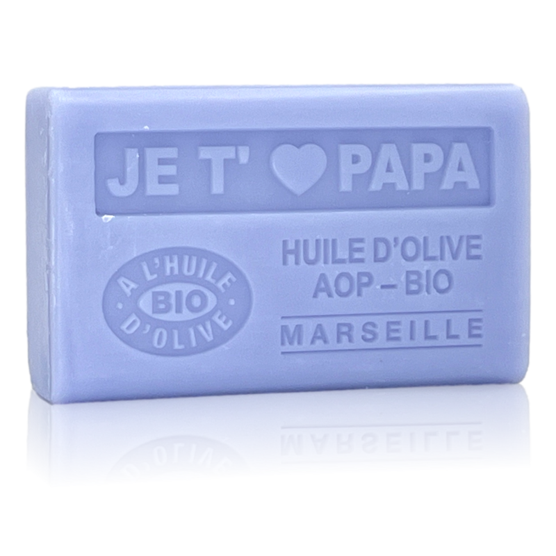 JE T'AIME PAPA - Savon 125g à l'huile d'olive BIO