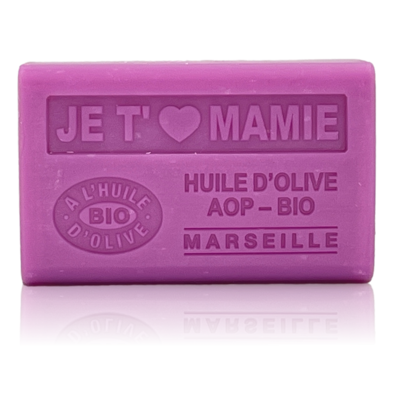 JE T'AIME MAMIE - Savon 125g à l'huile d'olive BIO