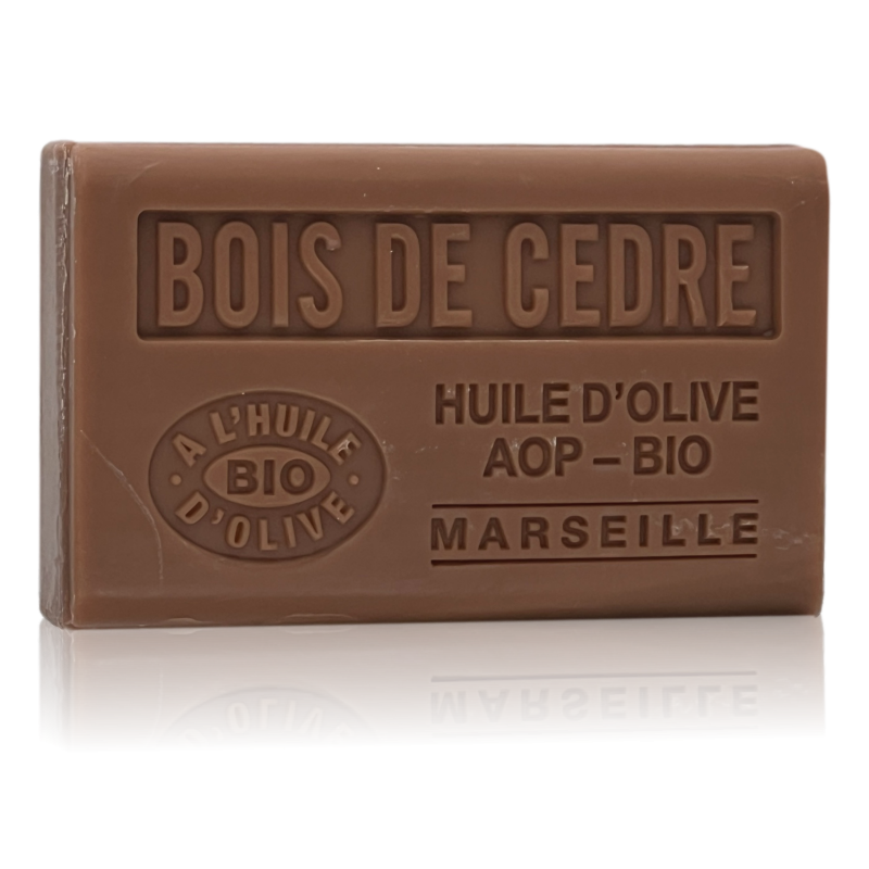 SAVON À L'HUILE D' OLIVE AOP - BIO BOIS DE CEDRE