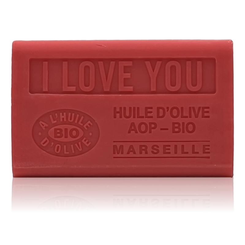 SAVON À L'HUILE D' OLIVE BIO I LOVE YOU