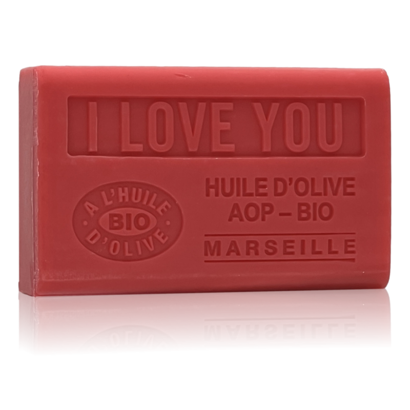 SAVON À L'HUILE D' OLIVE AOP - BIO I LOVE YOU