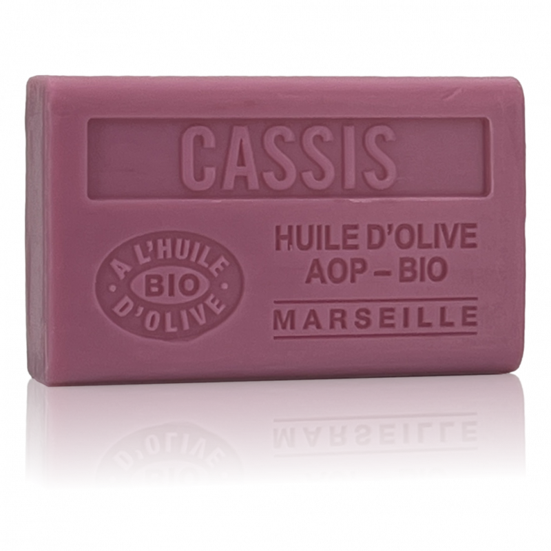 SAVON À L'HUILE D'OLIVE AOP-BIO CASSIS