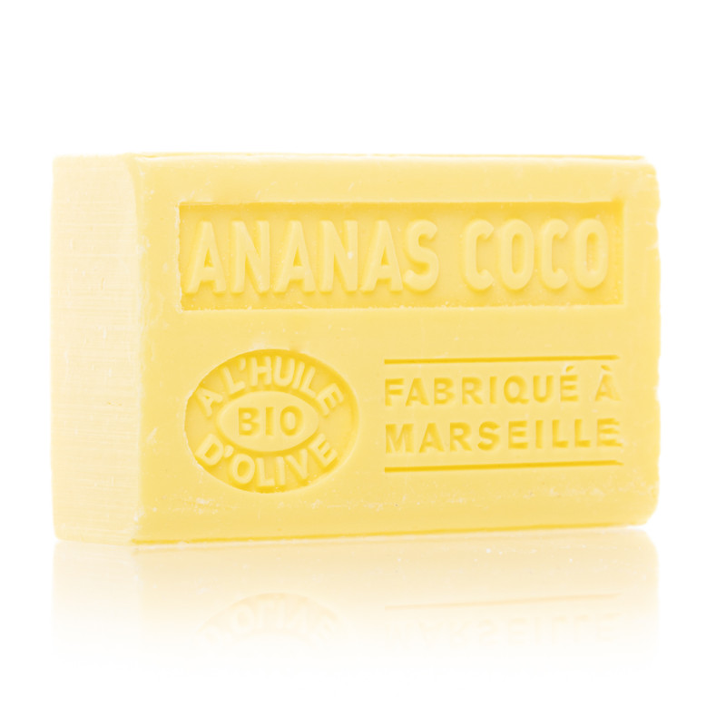 SAVON À L'HUILE D'OLIVE BIO ANANAS COCO