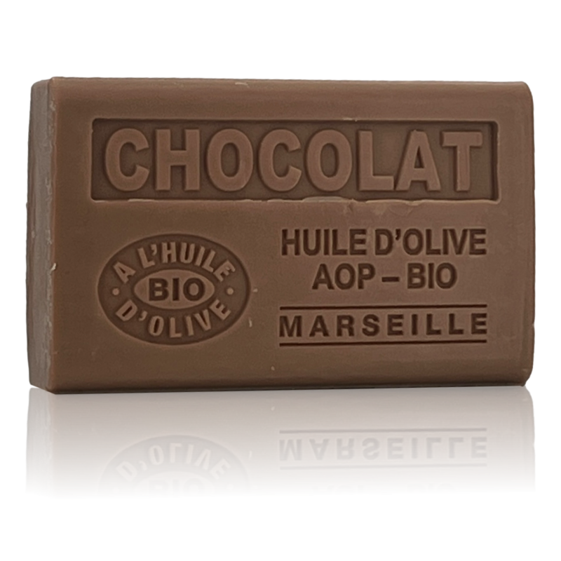 SAVON À L'HUILE D'OLIVE AOP-BIO CHOCOLAT