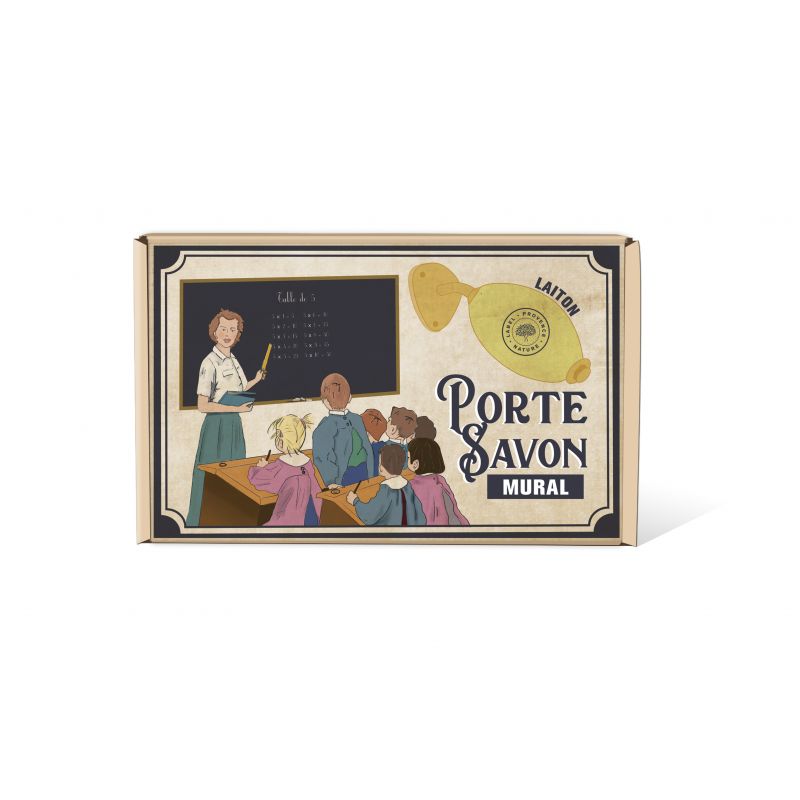 COFFRET PORTE-SAVONS ROTATIF LAITON