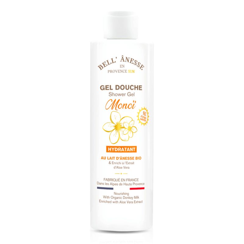 Gel douche Monoï au lait d'ânesse Bio