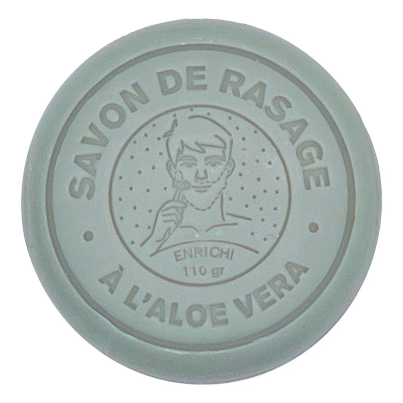 Savon à barbe et rasage au lait d'ânesse et aloe vera 110g - 