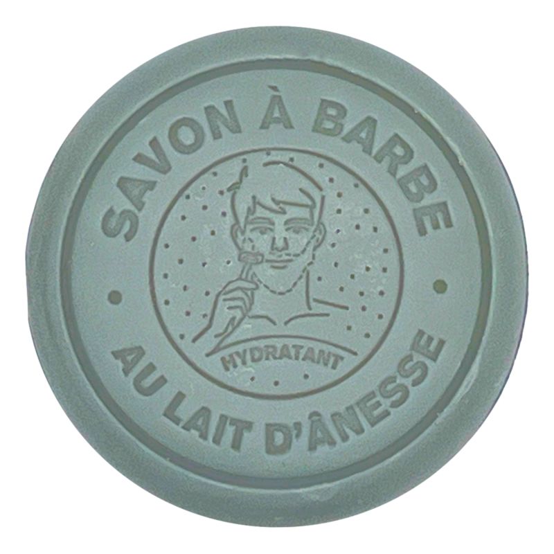 Savon à barbe et rasage au lait d'ânesse et aloe vera 110g - 