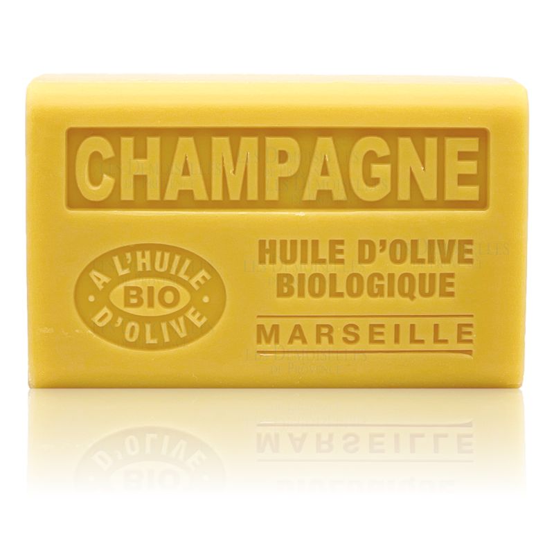 SAVON CHAMPAGNE À L'HUILE D' OLIVE AOP - BIO